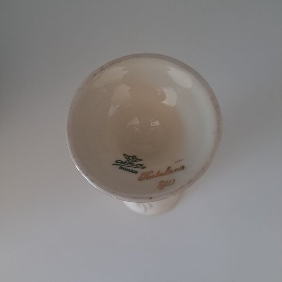 Vintage Alka Bavaria Kathalena Porcelain Vase With Gold Floral Design - Picture 11 of 12